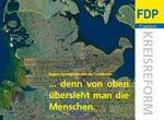 Broschüre der FDP Schleswig-Holstein zum Thema Kreisreform