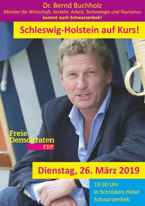 FDP Veranstaltung mit Dr. Bernd Buchholz in Schwarzenbek 2019