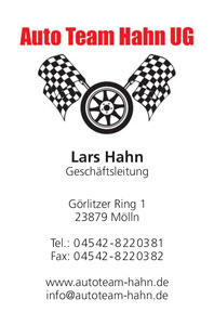 Visitenkarte Auto Team Hahn UG in Mölln
